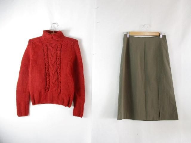◎未使用◎『PS Paul Smith』ニット ペイズリー切り替え ワンピース