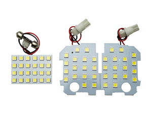 ダイハツ クー M401S M411S M402S LED ルームランプ 3点 SMD 室内灯 ホワイト パーツ