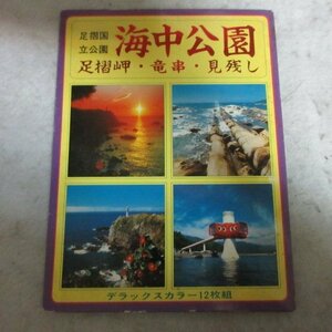 /re 古い絵葉書「足摺国立公園　海中公園」　12枚●高知県　足摺岬・竜串・見残し