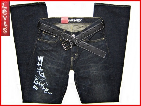 即決★Levi's×PEPSI.NEX★メンズW30≒75cm★ブーツカット/リーバイス507×ペプシ★新品/未使用/非売品/デニム/フレア/ペイント/ジーンズ