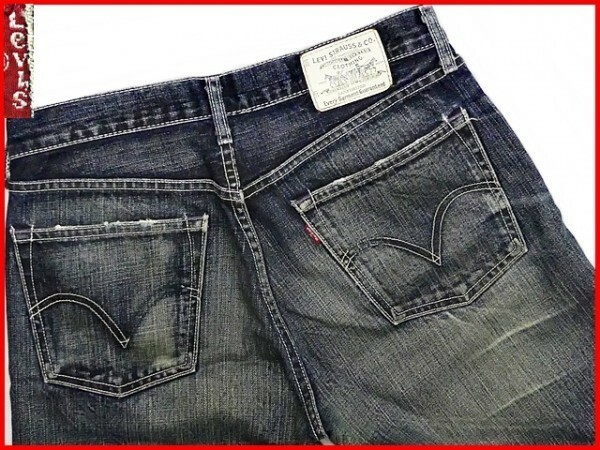 即決★Levi's★メンズW30≒80cm/リーバイス503/ストレード/ホワイトパッケージ/限定/廃番/デニム/ビンテージ加工/アメカジ/ジーンズ/日本製