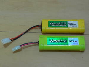 1-771 ヨコモ バッテリー スポーツ SPORT 1400S Ni-Cd ニッカド ニカド バッテリー 7.2V 1400mAH 2本