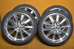 230207503947190　WEDS　レオニス　LEONIS　CL　19×8J　+48　5穴　PCD114.3　225/35ZR19　88W　4本セット