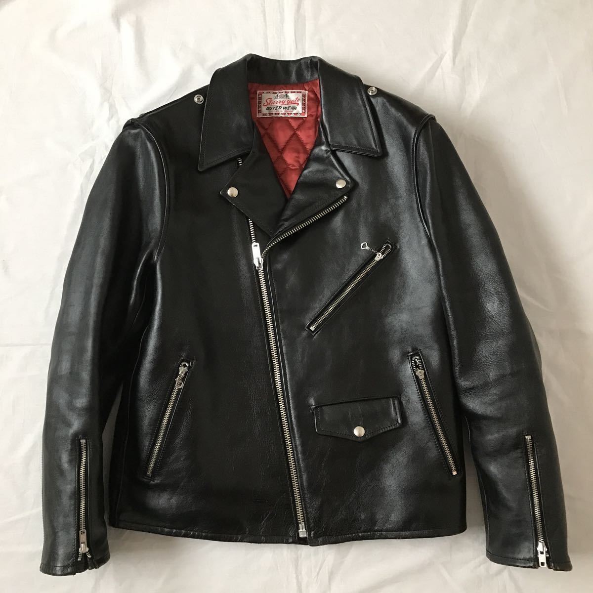 熱い販売 REBEL ダブルライダースジャケット 古着 ヴィンテージ