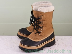 T547◆レディース・キッズ【ソレル SOREL】スノーブーツ ウィンターブーツ 茶 ブラウン 22.5cm