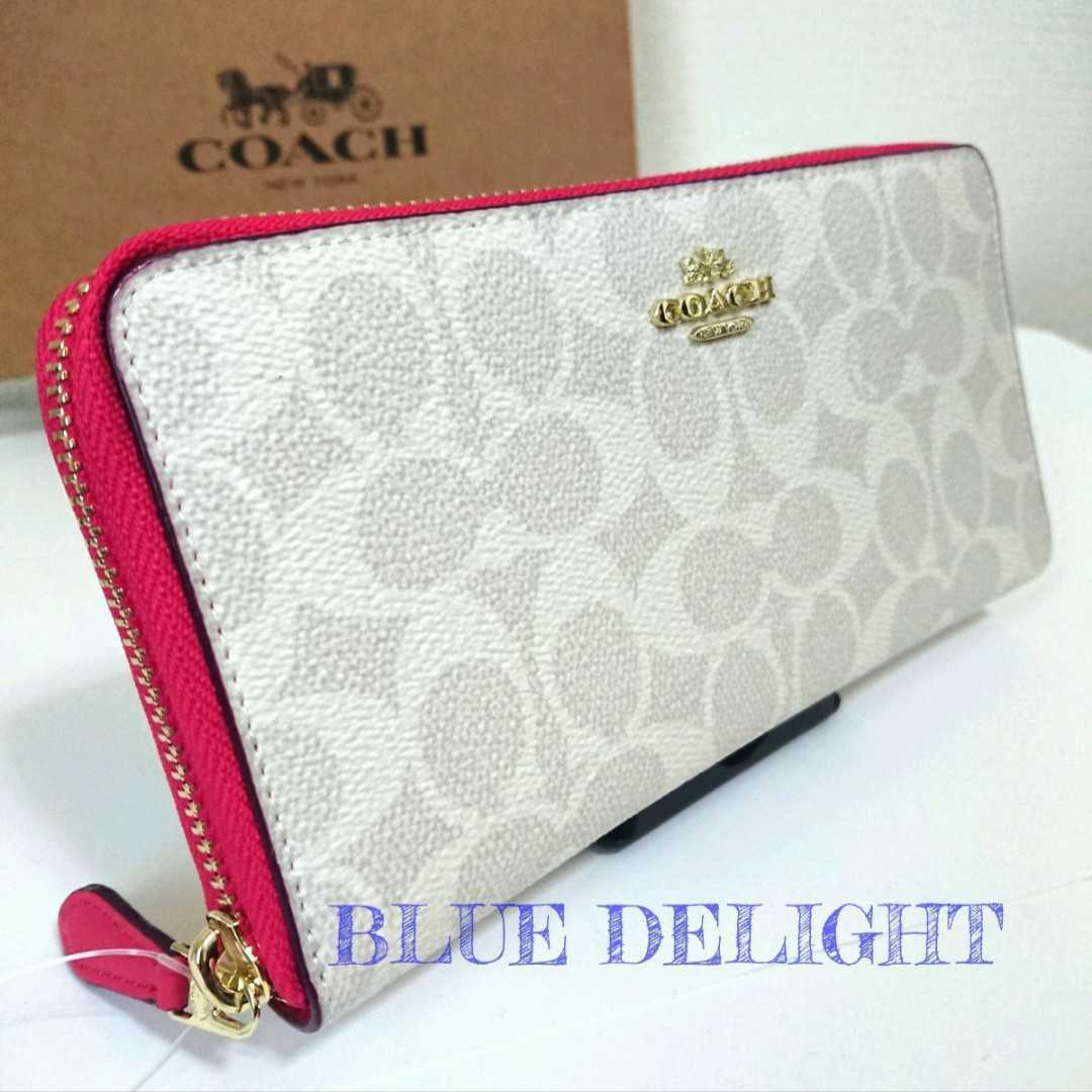 ヤフオク! -coach 財布 レディース 長財布 シグネチャーの中古品・新品