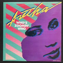 12inch ARETHA FRANKLIN / WHO'S ZOOMIN' WHO? (DANCE MIX)_画像1