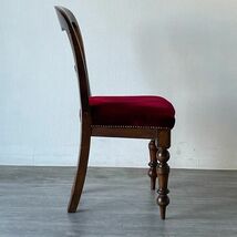 アンティーク 家具 バルーンバックチェア 1880年頃 マホガニー材 イギリス 英国家具 輸入家具 椅子 ビンテージ家具/店舗什器 531B_画像4