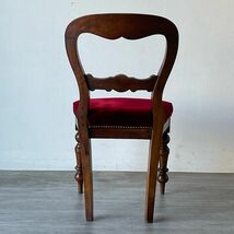 アンティーク 家具 バルーンバックチェア 1880年頃 マホガニー材 イギリス 英国家具 輸入家具 椅子 ビンテージ家具/店舗什器 531B_画像3