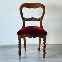 アンティーク 家具 バルーンバックチェア 1880年頃 マホガニー材 イギリス 英国家具 輸入家具 椅子 ビンテージ家具/店舗什器 531B_画像1