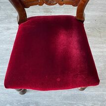 アンティーク 家具 バルーンバックチェア 1880年頃 マホガニー材 イギリス 英国家具 輸入家具 椅子 ビンテージ家具/店舗什器 531B_画像6