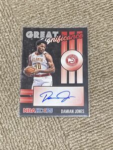 Panini NBA HOOPS 2020-21 DAMIAN JONES autograph 直筆サインカード