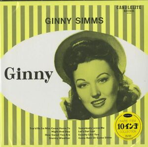 美品 高音質盤！98年プレス・MONO盤 ハイプステッカー付き Ginny Simms / Ginny【Norma NLP1018】ジニー・シムズ Jazz Vocal 放送音源集