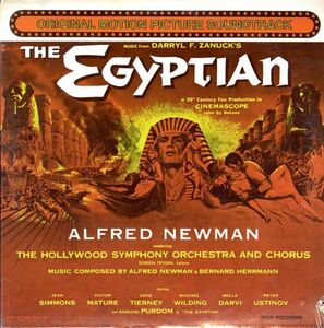 78年 USプレスLP！サントラ盤！シュリンク付 Alfred Newman , Bernard Herrmann / O.S.T. / The Egyptian【MCA-2029】映画「エジプト人」