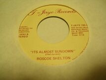 ●SOUL45●ROSCOE SHELTON/ YOU'RE STILL THE ONE_画像2