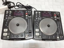 △4447　現状品　DJ機器　DJミキサー　CDJ　メディアプレーヤー&コントローラー　DENON 　DN-S1200　デノン　2点セット【通電OK】_画像2