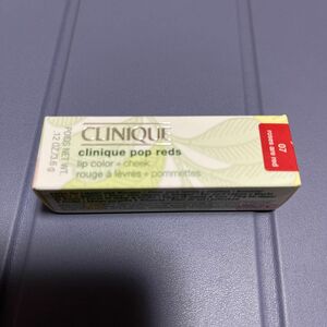 【新品未開封品】CLINIQUE クリニーク ポップ レッド 07 レッドローズ 3.6g (口紅)