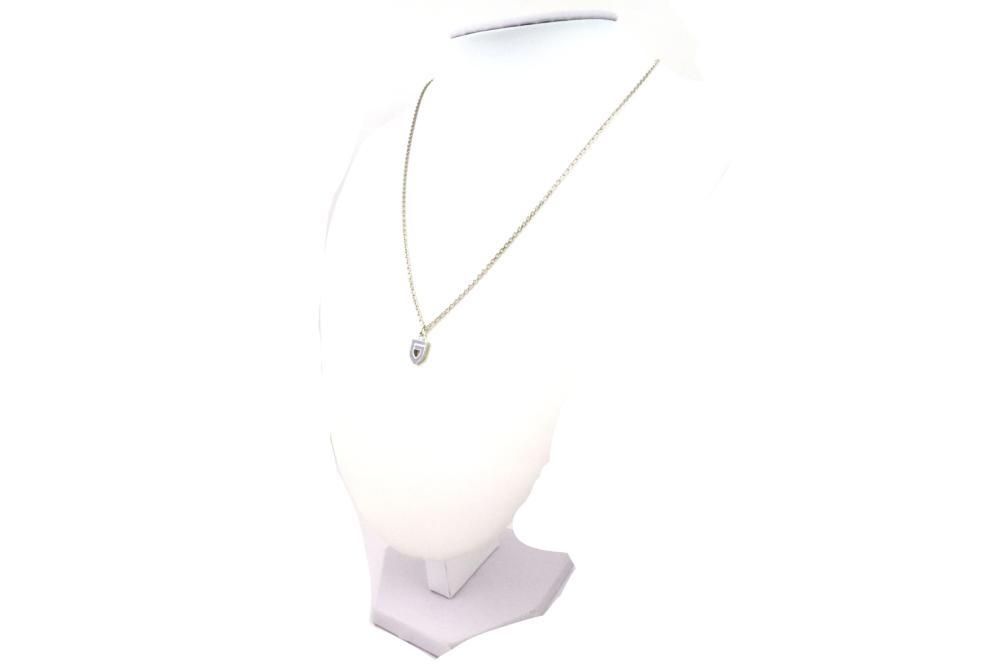 100個限定 EXAMPLE GARNI シルバー ラウンド ロゴ ネックレス 大量入荷