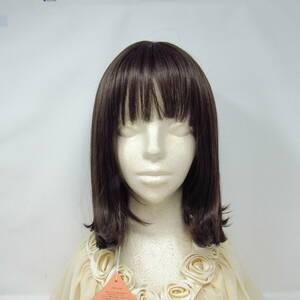 81-00042 [ outlet ] LINEA STORIA medium wig natural Bang adjuster attaching lady's dark mocha 