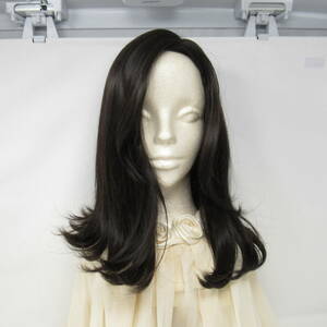 81-00048 [ outlet ] TefuRe one length medium full wig lady's natural black 