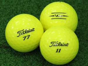 Aランク タイトリスト Titleist VG3 イエローパール 2020年モデル 20個 球手箱 ロストボール