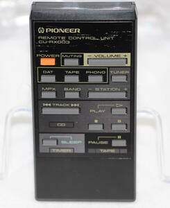 動作品 パイオニア/pioneer オーディオリモコン CU-RX003