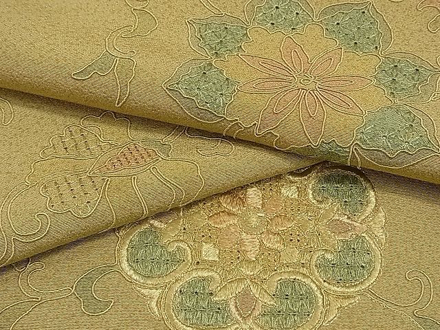 訪問着 スワトウ刺繍 総刺繍 古代人物壁画文様 金糸 m-2s489 www