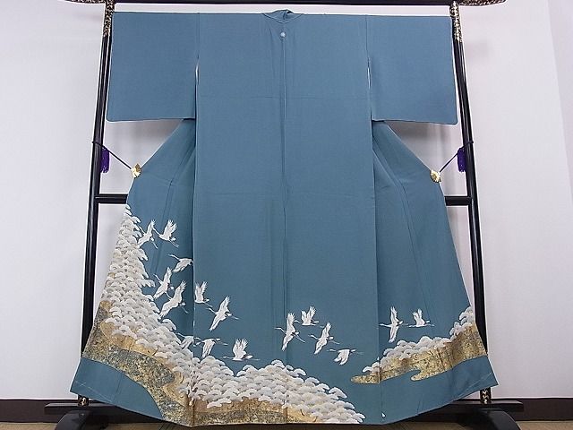 未使用 色留袖 北山風情 & 袋帯 全通総柄本金錦 高級品 配送 ladonna