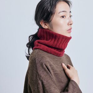 中川政七商店 ウールのリブ編みミニスヌード