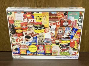 フィルム未開封 VINTAGE ART COFFEE ビンテージ アート コーヒー ジグソーパズル パズル JIGSAW PUZZLE 日本製 MADE IN JAPAN 1000ピース