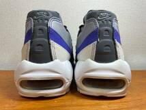 2018年製 未使用 NIKE AIR MAX 95 ESSENTIAL エアマックス WHITE VIOLET COOL ペルシャ バイオレット グレー パープル 紫 灰 白 749766-110_画像4