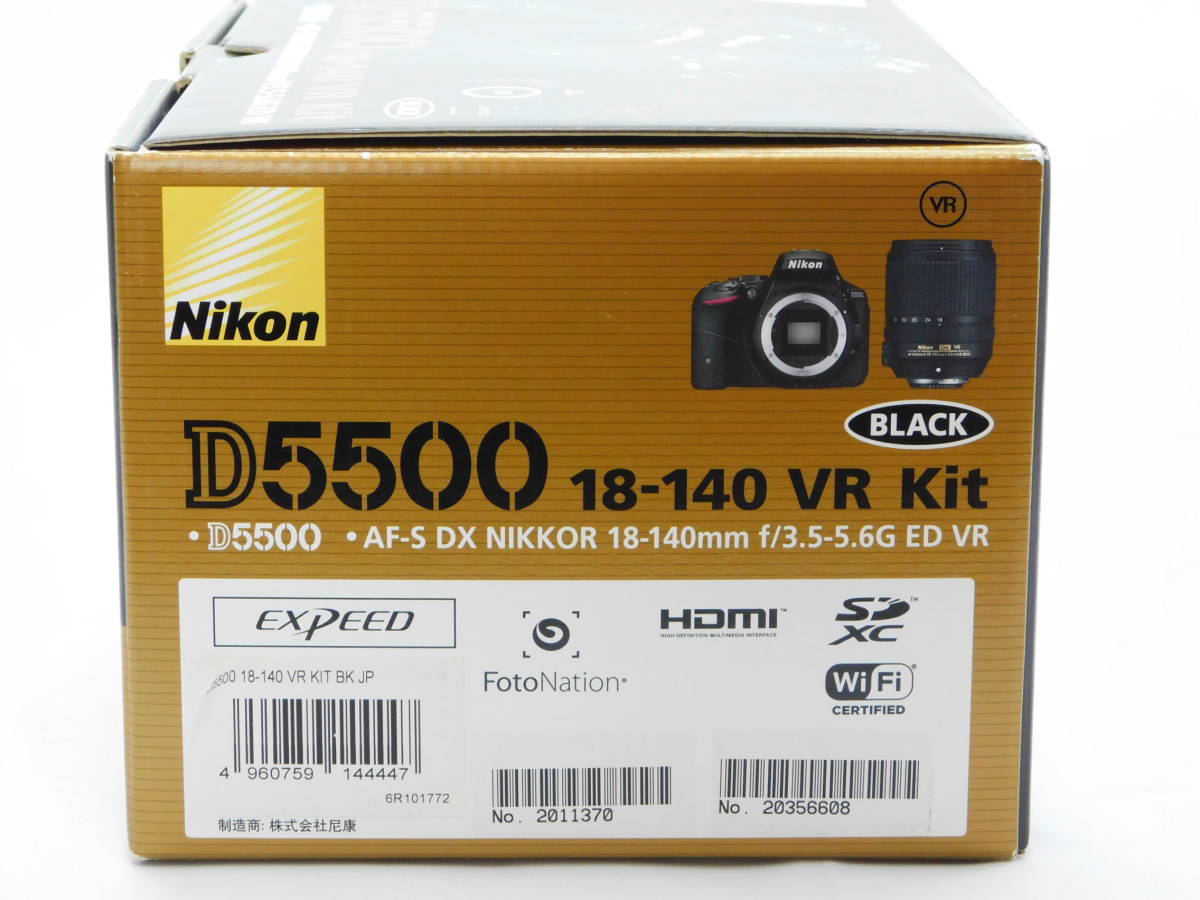 ☆元箱のみ(本体なし) Nikon D5500 18-140 VR レンズキット ニコン