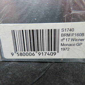 1/43 BRM P160B モナコGP 1972 ウイナー ＃17 J.P.ベルトワーズ、 マルボロデカール 貼り付け済みの画像6