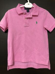 ポロラルフローレン／半袖ポロシャツ／ピンク／サイズ4T、110