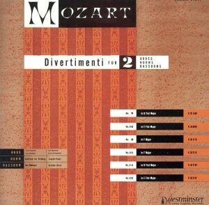 モーツァルト：ディヴェルティメント第８番・第９番・第１２番・第１３番・第１４番・第１６番／ウィーン・フィルハーモニー木管グループ