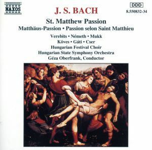 【輸入盤】Ｂａｃｈ：Ｓｔ．Ｍａｔｔｈｅｗ　Ｐａｓｓｉｏｎ／Ｍｕｋｋ（アーティスト）,Ｇａｔｉ（アーティスト）,ＨｕｎｇａｒｉａｎＳ．