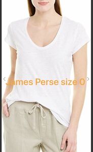 Vネック Tシャツ james perse 美品　カットソー　サイズ0