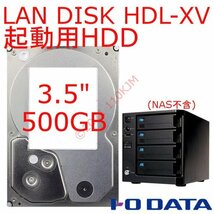 動作品 3.5" 500GB HDD HDL-XV用 アイ・オー・データ NAS_画像1