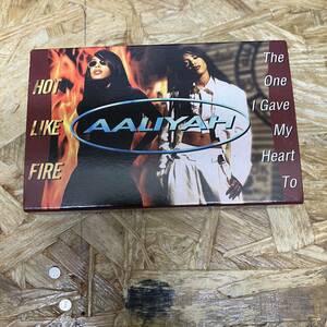 テ HIPHOP,R&B AALIYAH - THE ONE I GAVE MY HEART TO / HOT LIKE FIRE シングル TAPE 中古品