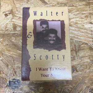 テ HIPHOP,R&B WALTER & SCOTTY - I WANT TO KNOW YOUR NAME シングル TAPE 中古品