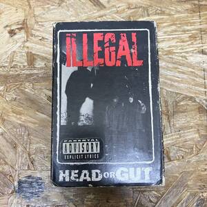 toHIPHOP,R&B ILLEGAL - HEAD OR GUT single TAPE secondhand goods 