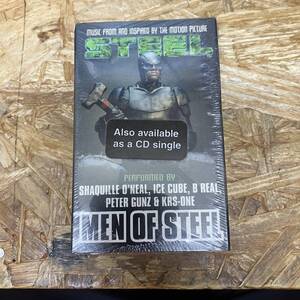 hiHIPHOP,R&B SHAQUILLE O'NEAL / ICE CUBE / B REAL / PETER GUNZ & KRS-ONE - MEN OF STEEL single TAPE secondhand goods 