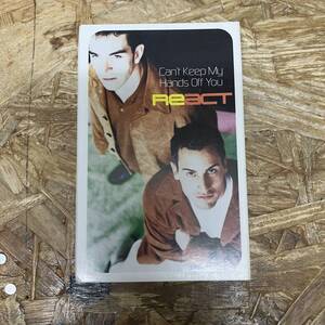 フ ROCK,POPS REACT - CAN'T KEEP MY HANDS OFF YOU シングル TAPE 中古品