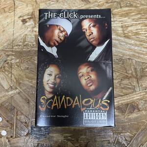 nHIPHOP,R&B THE CLICK - SCANDALOUS single TAPE secondhand goods 