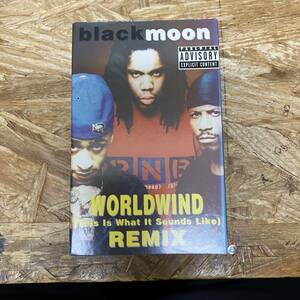 ネ HIPHOP,R&B BLACK MOON - WORLDWIND (THIS IS WHAT IT SOUNDS LIKE) REMIX シングル! TAPE 中古品