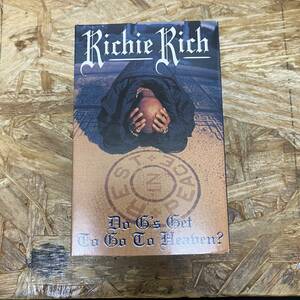 noHIPHOP,R&B RICHIE RICH - DO G'S GET TO GO TO HEAVEN? INST, single TAPE secondhand goods 