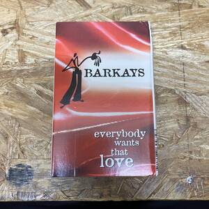 ノ ROCK,POPS BARKAYS - EVERYBODY WANTS THAT LOVE ・ SOUL FINGER '96 シングル TAPE 中古品