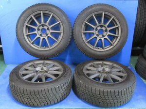 軽傷 スタッドレス 4本 BMW等 O・Z Racing MSW85 17インチ 8J +30 PCD120 5穴 ハブ径約73ミリ 225/55R17 97Q ホイール (g079603)