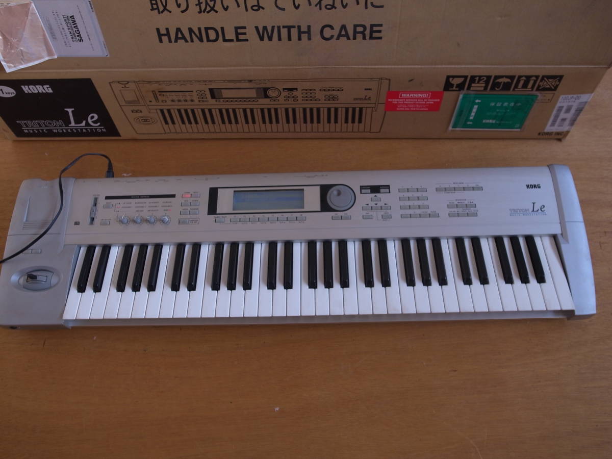 KORG TRITON LE61 シンセサイザー　電子ピアノ 鍵盤楽器 楽器/器材 おもちゃ・ホビー・グッズ 【格安saleスタート】