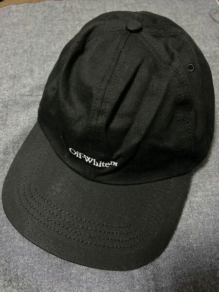 【新品・未使用】off-white bookish キャップ 黒